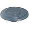 Rubbermaid Commercial BRUTE Brute 55-Gallon Container Lid, Gray, Plastic; High-density Polyethylene (HDPE), 29.1" W/Dia RCP265400GY - alternate 1